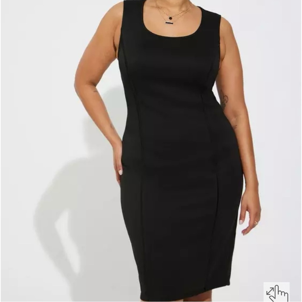 Torrid Black Mini Studio Cupro Sleeveless Bodycon Dress - Picture 11 of 14